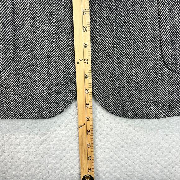 Paul Jones Mens Sport Coat Blazer 2-Button Shooting Jacket XL Navy Wool Blend - Picture 13 of 15